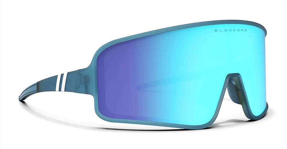 NEW BLENDER unisex - eclipse sunglasses in rainwalker blue / blue polarized